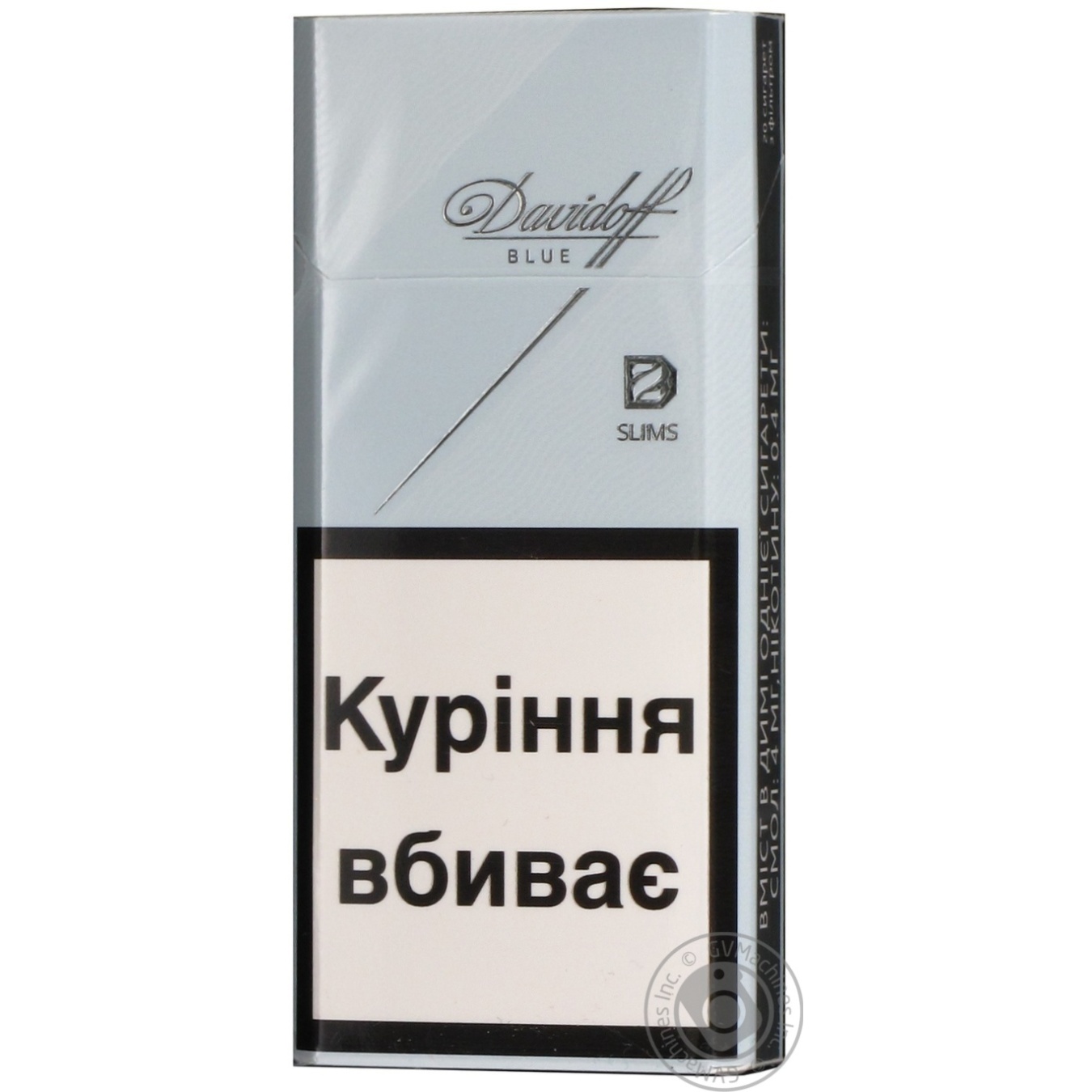 Cigarettes Davidoff Slims blue 25g → Tobacco goods → Cigarettes → NOVUS Online Store Buy