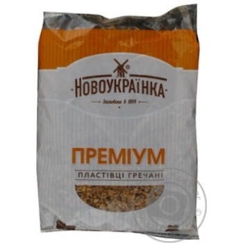 Flakes Novoukrainka buckwheat 400g Ukraine - buy, prices for NOVUS - photo 1