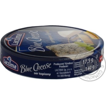 Blue сheese Laсtima processed 40% 140g - buy, prices for MegaMarket - photo 1