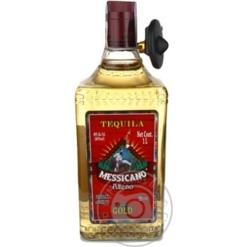 tequila messicano 40% 1000ml glass bottle Mexico