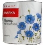 Бумага Marka Promo туалетная 4 рулона