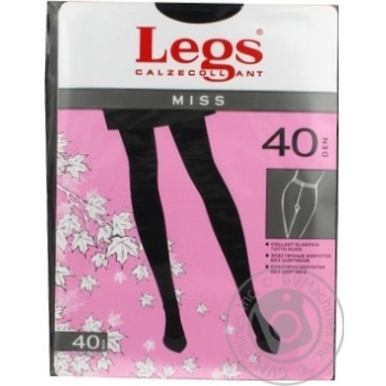 Колготи Legs Miss жіночі nero 40ден 3р - купити, ціни на ULTRAMARKET - фото 1