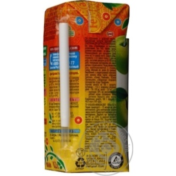 Juice Spelenok apple for children from 3 months 200ml tetra pak - buy, prices for NOVUS - photo 3