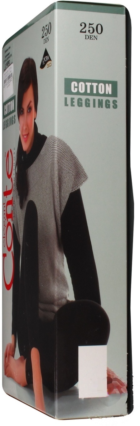 

Леггинсы женские Conte Elegant Cotton nero 250ден 2р