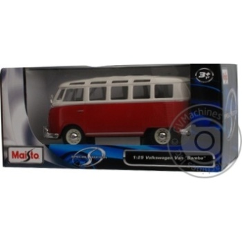 Игрушка Maisto автомобиль volkswagen van samba 1:25 - купить, цены на NOVUS - фото 4