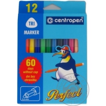 Фломастери Centropen Perfect 12шт купити, ціни на МегаМаркет - фото 3