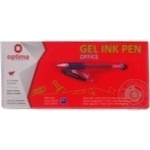 Ручка гелевая Optima Office синяя 15604-02