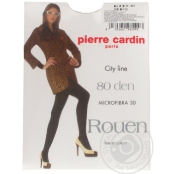 Колготи Pierre Cardin Rouen чорні 80ден nero2 купити, ціни на МегаМаркет - фото 1