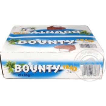 Батончик Bounty Trio 85г - купити, ціни на Чудо Маркет - фото 4