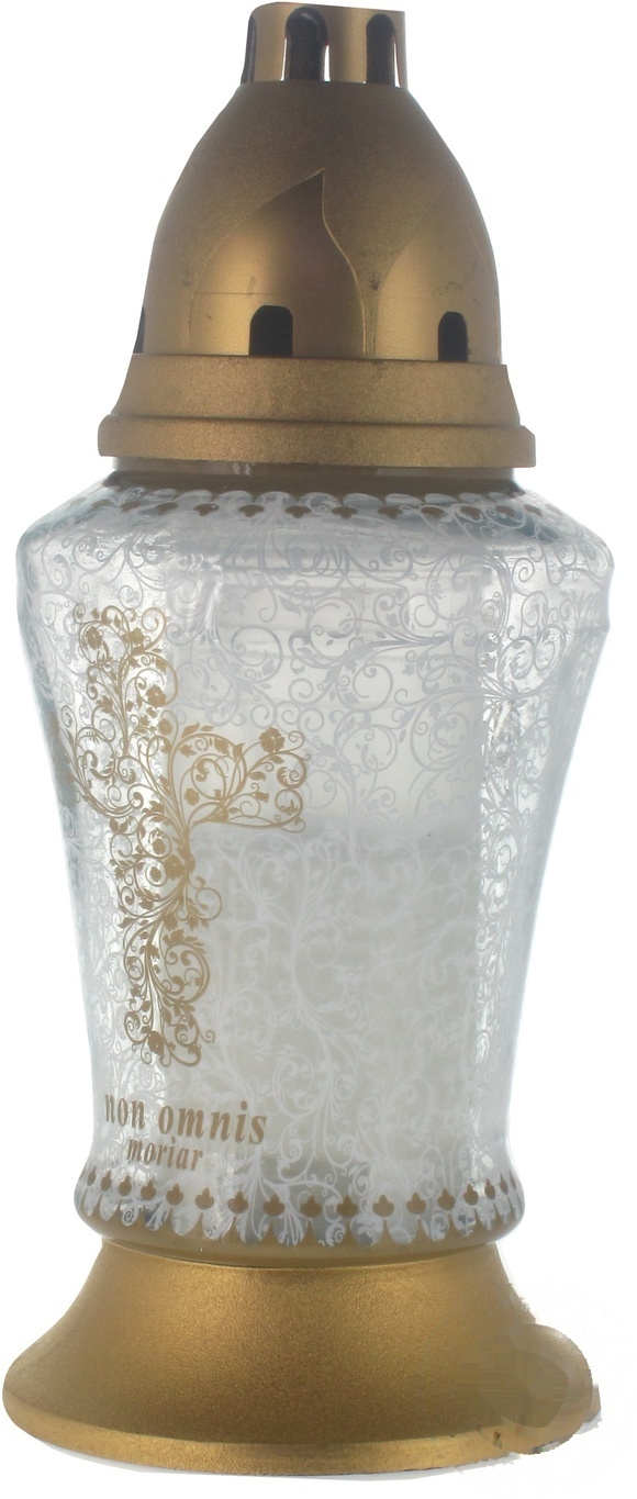 

Лампада Bolsius +кришка "Хрест" 72ч золотий арт. 103994226700