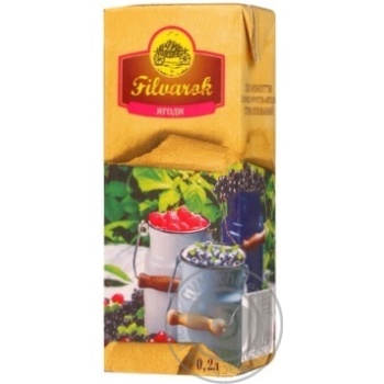 Сік Filvarok Ягоди 0,2л х27 купить, цены на МегаМаркет - фото 1