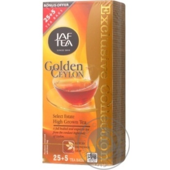 Чай чорний Golden Ceylon Jaftea 25*2г - купить, цены на - фото 1