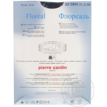 Колготи жіночі Pierre Cardin  Floreal 20 Nero 4 купить, цены на МегаМаркет - фото 2