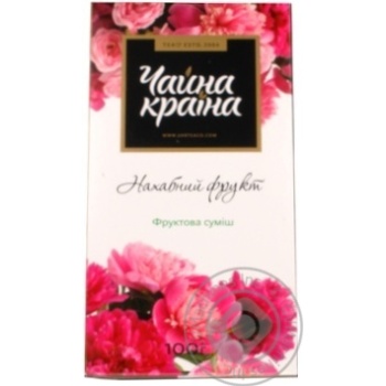 Чай Чайна Країна Нахабний Фрукт фруктова суміш 100г Україна - купити, ціни на - фото 10