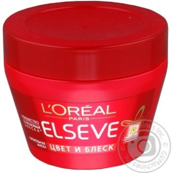 Маска для волосся LOreal Elseve Колір і блиск 300мл х6 купить, цены на МегаМаркет - фото 1