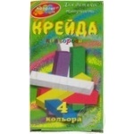 Крейда Колорит кольорова 4 кольора х10