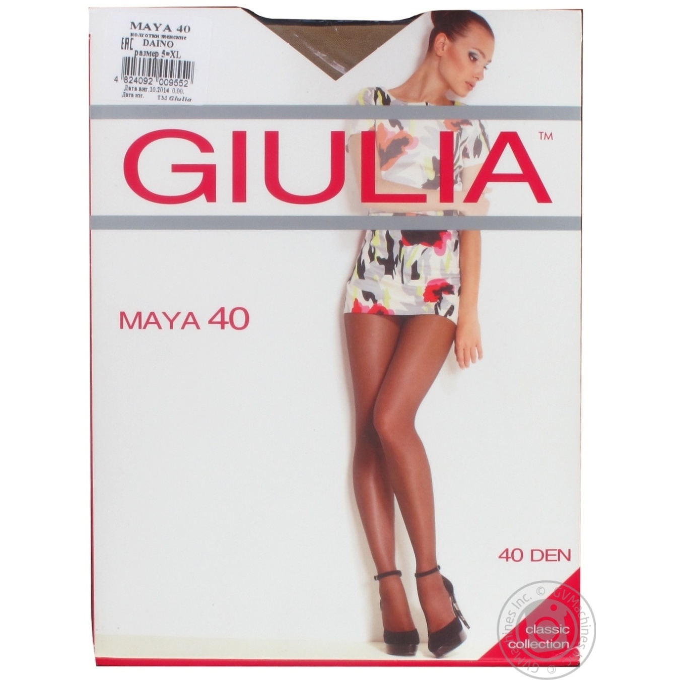 

Колготи Maya Giulia даіно 40D р.5