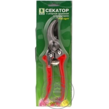 Green Belt 06-06 With Thrust Spring And Lock Secateurs - buy, prices for NOVUS - photo 1