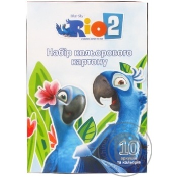 Набір кольорового картону Cool for school А4 10 аркушів купити, ціни на МегаМаркет - фото 1