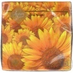 Серветка Luxy Соняшникове поле 33x33 3 шари 20шт