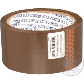 Economix Adhesive Packing Brown Tape 48mmx50m - buy, prices for MegaMarket - photo 1