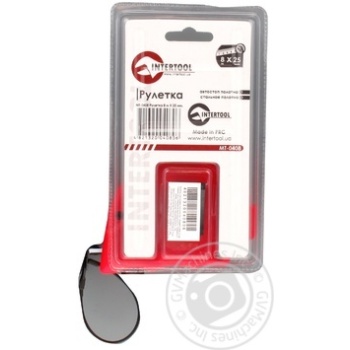 Рулетка Intertool MT-0408 8м 25мм х6 купить, цены на МегаМаркет - фото 2