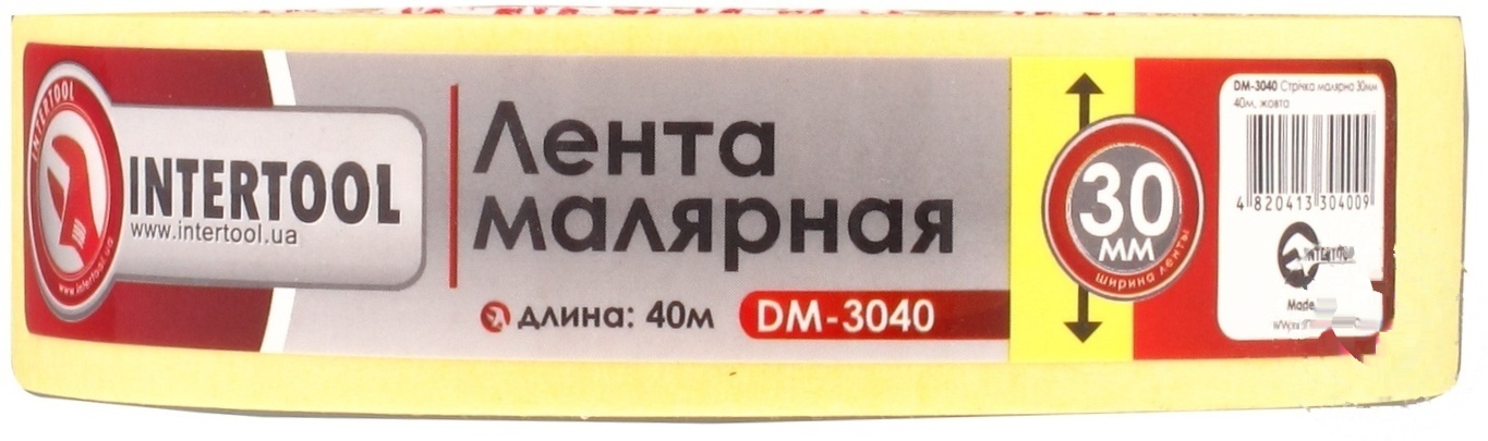 

Лента InterTool малярная 30мм 40м