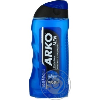 Гель для душу ARCO Men Ice Power 250мл х6 купить, цены на МегаМаркет - фото 1