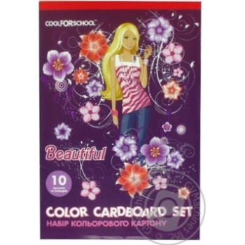 Cool For School Colorful Cardboard 10 sheets - buy, prices for MegaMarket - photo 1