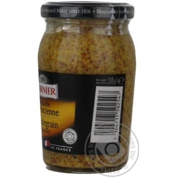 mustard mustard bornier 210g glass jar France - buy, prices for - photo 3