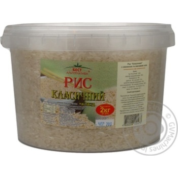 Groats rice Best alternativa long grain white 2000g Ukraine - buy, prices for MegaMarket - photo 4