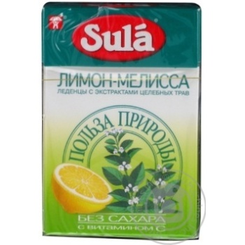 Льодяники меліса,лимон Sula 40г - купити, ціни на - фото 5