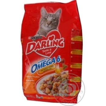 Darling With Poultry Dry For Cats Food - buy, prices for - photo 1