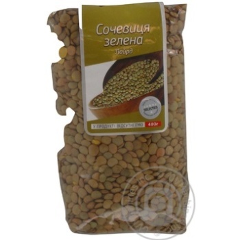 Groats lentils Taki spravy green 400g Ukraine - buy, prices for NOVUS - photo 4