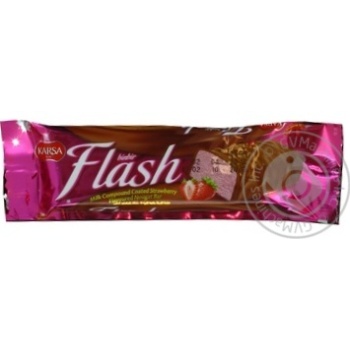 Candy bar Karsa strawberries with cream 25g Turkey