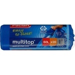 Пакети д/сміття Paclan Multitop 60л*20шт х24