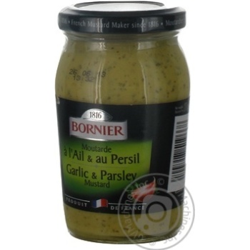 mustard mustard bornier garlic 210g France - buy, prices for - photo 2