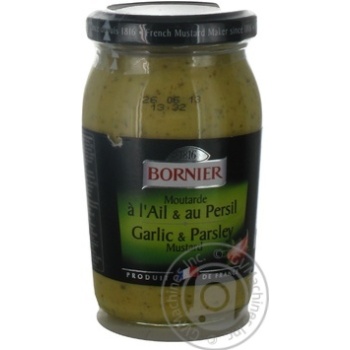 mustard mustard bornier garlic 210g France - buy, prices for - photo 3