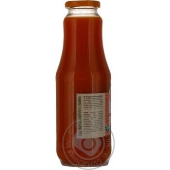 Sterilized juice with pulp Vladam Amber carrots glass bottle 1000ml Ukraine - buy, prices for - photo 11