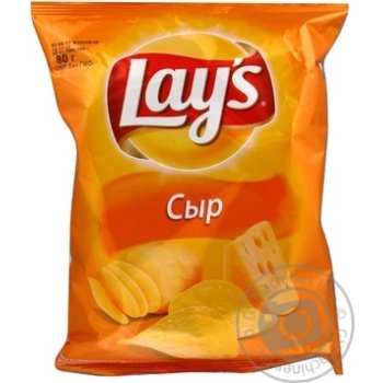 chips lay's potato cheese 80g - buy, prices for - photo 1