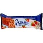 Roll Ulker Sonata strawberries with cream 290g