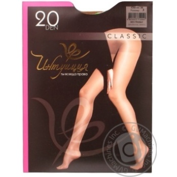 Колготи Інтуїція Classic Роза 20den купить, цены на МегаМаркет - фото 1