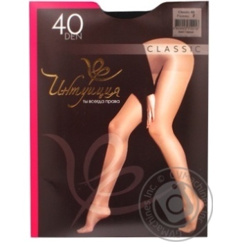 Tights Intuitsia polyamide for women 40den 2size - buy, prices for MegaMarket - photo 3