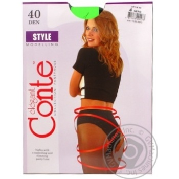 Conte Style Nero Women Tights 40den size 4 - buy, prices for MegaMarket - photo 2