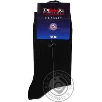 Diwari Classic Men's Socks s.25 005 black 5C-08SP - buy, prices for - photo 2