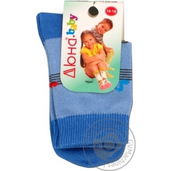 Duna Dark Blue Children's Socks 16-18s - buy, prices for NOVUS - photo 1