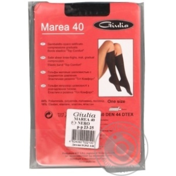 Giulia Marea 40 Knee-Highs 1 pair Nero - buy, prices for NOVUS - photo 2