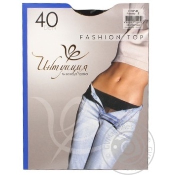 Tights Intuitsia cacao polyamide for women 40den 2size - buy, prices for MegaMarket - photo 3