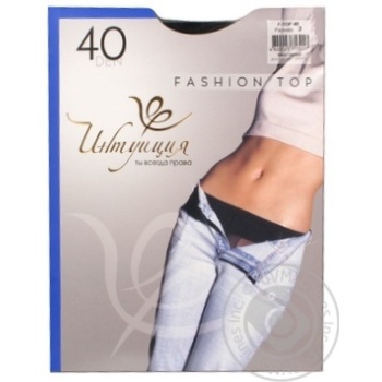 Колготи Інтуїція Feshion Top Фіалка 40den купить, цены на МегаМаркет - фото 1