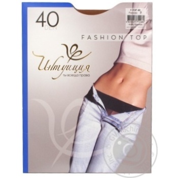 Tights Intuitsia corporal deniers for women 40den 3size - buy, prices for MegaMarket - photo 3